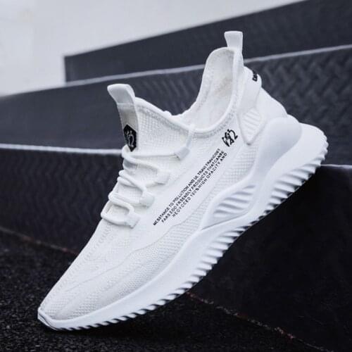 Fashion Men Sneakers Mesh Casual Shoes Lac-up Mens Shoes Lightweight Vulcanize Shoes Walking Sneakers Zapatillas Hombre Sz 39-44