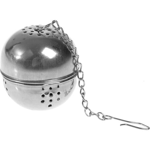 Ball Filter Tea Infuser Stainless Steel Ball Herbal Spice Filter Diffuser Tea Strainer Tea Locking Spice Egg Shaped Ball HOT
