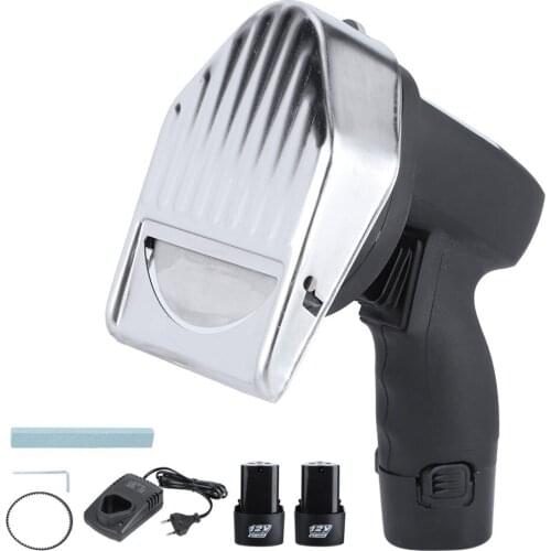 Commercial Protable Meat Slicer Electric Turkey Barbecue Meat Slicer Handheld Meat Cutter Cordless