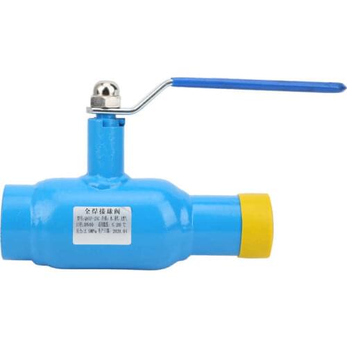 Q61F-25C-DN40 G1/4in Single Thread Welding Ball Valve Integral Welded Anti-Corrosion Connector