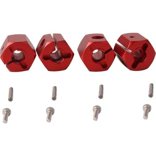 RC car 12MM Nut Spiral Hex Connector for 1/10 Road Drift Racing Upgrade Metal Tire Combiner Adapter Nut parts