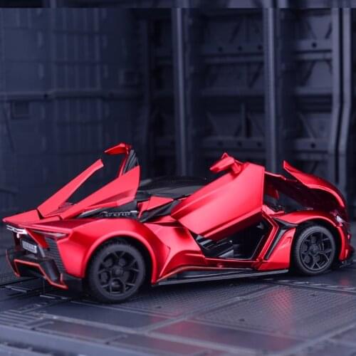 1:32 Lykan Hypersport Sport Alloy Car Model Diecasts & Toy Vehicles Toy Car Metal Collection Toy Kid Toys for Children Gifts