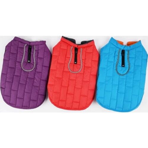 1pcs Dual Use Pet Coat Warm Clothes For Dogs Winter Dog Jacket Vest Outdoor Outfit Chihuahua French Bulldog Dogs Pets Clothing