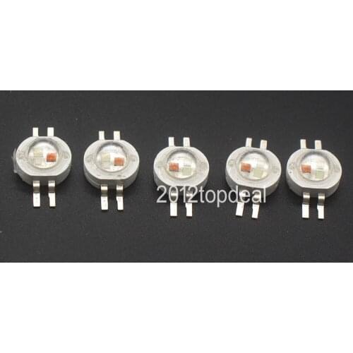 10 pcs 6w 4pin RGB LED Lamp Emitter Diodes For Stage Lighting High Power LED 45mil Epistar LED Chip