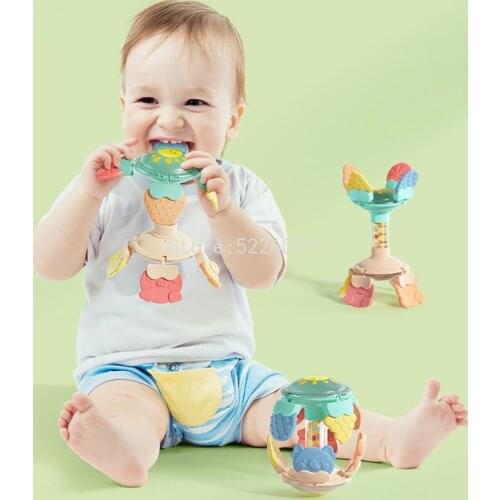 Baby Rattles Toys Multifunctional Deformation Teether Can Be Boiled To Molar Teeth Early Education And Enlightenment Baby Toys