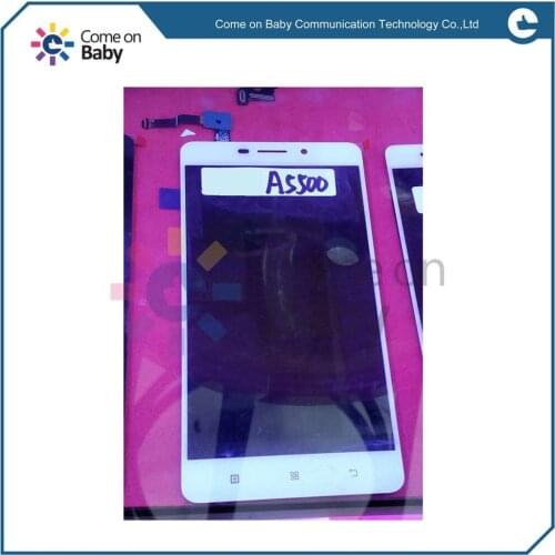 For Lenovo A5500 100% new original LCD Display Touch Screen Digitizer Assembly Replacement black white (in stock)