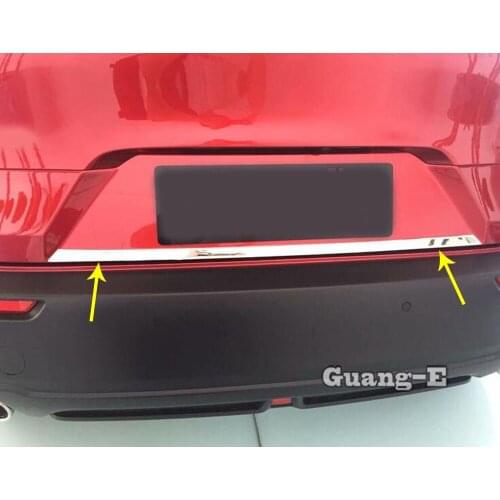 For Mazda CX-30 CX30 2020 2021 Car Styling Sticker Cover Stainless Steel Rear Door Tailgate Frame Plate Trim Lamp 3pcs