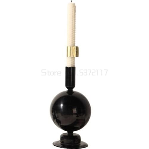 Creative glass candlestick family living room dining table romantic candlelight decorations Photo Props ornaments