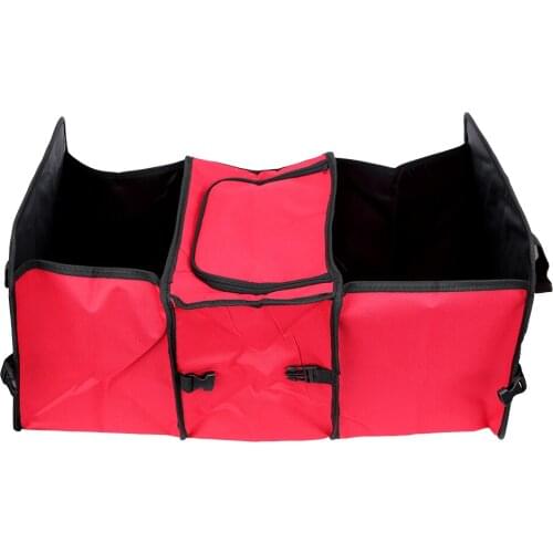 LEEPEE Foldable Car Trunk Organizer Stowing Tidying Car-styling Interior Accessories 3 Compartments Storage Bag Universal