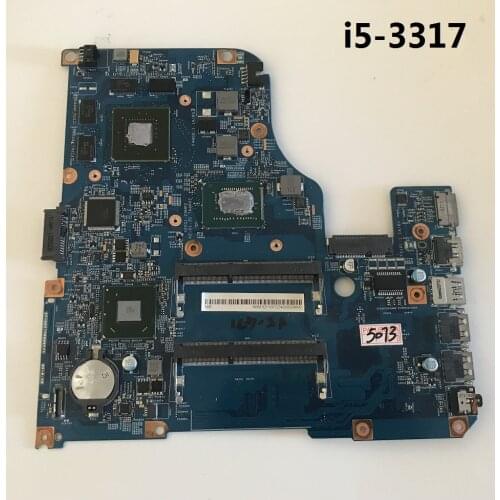 PALUBEIRA 11309-2 48.4TU05.021 laptop motherboard for ACER V5-471 V5-571 with CPU i5-3317 GPU GT620M DDR3 100% working