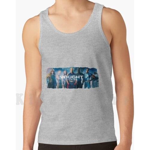 The Boys-Vought Studios Tank Tops Vest Sleeveless The Deep Homelander Queen Maeve Starlight A Train Translucid Dark