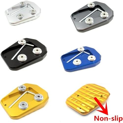 MT-09 Motorcycle Kickstand Extension Kick Stand Plate for MT-09 FZ-09 2013 2016 Colors For Option