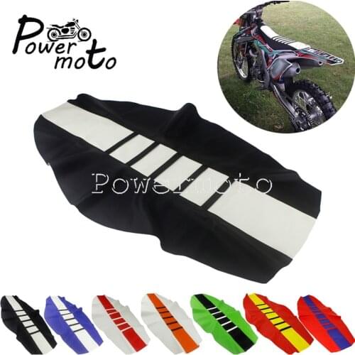 Dirt Bike Motocross MX Traction Ribbed Seat Cover Soft Gripper Seat Cover for Honda TE FE EXC XCW CRF XR 125 250 Enduro