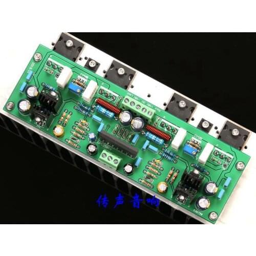 UPC2581V pushes TTC5200/TTA1943 2.0 channel 2*150w Class A and B audio power amplifier board