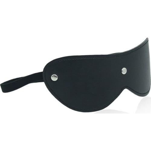 Leather Blindfold Adult Games BDSM Flirt Sex Toy Sexy Eye Mask Sleeping Masquerade Cat Eye Party club Coslay Mysterious