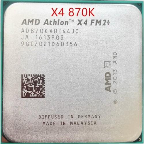 AMD AthlonII x4 870K CPU Processor Quad-Core 3.9GHz/95W Desktop FM2+ 906pin AD870KXBI44JC