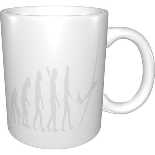 Airplane Evolution Print Quality 9097 Mug Coffee Cup Coffee Mug Korda Drinkware