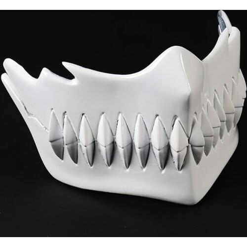 FRP Type!!!Tier Harribel Mask No.3 of Espada Only Female Espada Owner of Tiburon Tear Halibel Cosplay Props Masks