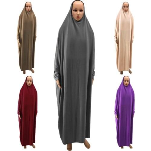 Turkey Muslim Prayer Garment Dress Women Hijab Long Abaya Dresses Islamic Clothes Djellaba Namaz Burka Musulman Jurken Abayas