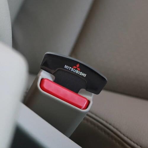 Car Seat Belt Clip Extender Safety Seatbelt Lock Buckle Plug Thick Insert Socket For Mitsubishi asx lancer outlander pajero l200