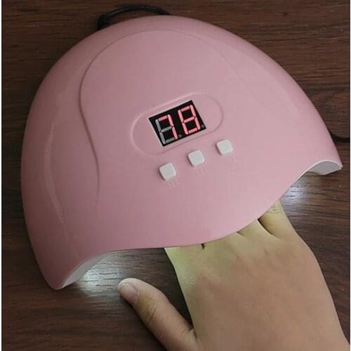 36W Nail Dryer UV Led Lamp For All Types Gel 12 Leds LCD Display UV Lamp for Nail Machine Curing 30s/60s/90s Timer USB Connector