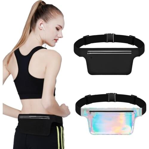 Waterproof Laser Portable Running Sports Waist Pack Case For iPhone 11 Pro Max SE 2020 7 Waist Bag For AirPods Pro Phone Pouchs