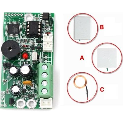 125khz RFID Module Embedded Control Board for small electric locks mini access controller relay output Fail Secure