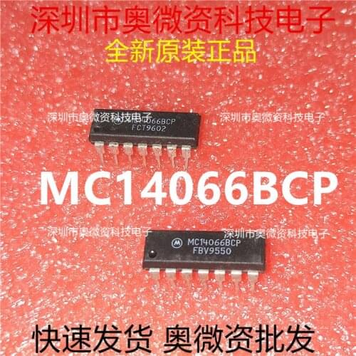 100% Original In Stock New MC14066 MC14066BCP DIP14