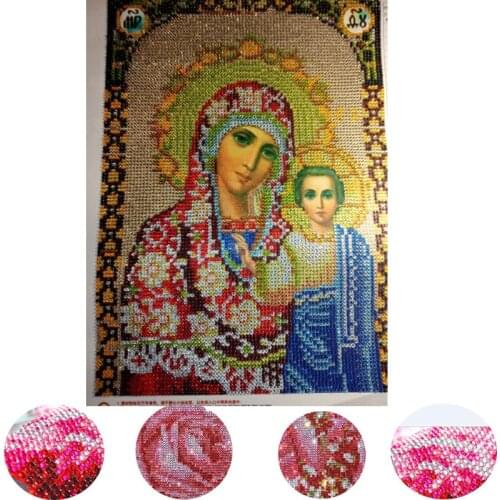 2020 hot sale 5d diy diamond painting glass diamond painting religious icons glass diamond embroidery for friend gift zx