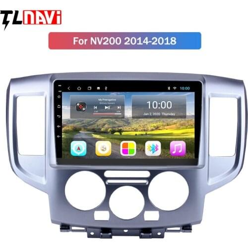 2G RAM 9 inch Android 10 Car GPS Navigation For Nissan NV200 2014-2018 Support Stereo Audio Radio Video Bluetooth
