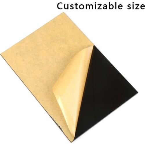 3/5/10mm Black Organic Glass Acrylic Sheet Decorative Board Custom Size And Shape DIY Neon Sign Computer Case