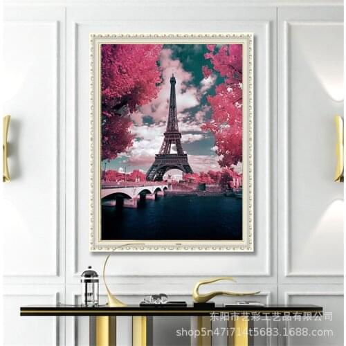 5D DIY Diamond Painting Full Moon Tree Rhinestones Pictures Diamond Embroidery Sale Landscape Diamond desert