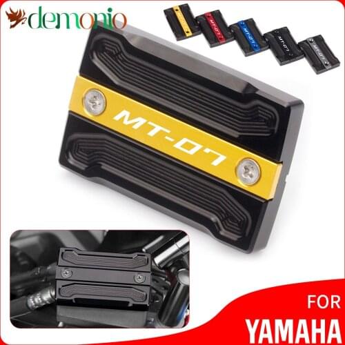 Aluminum Motorcycle CNC Front Brake Oil Fluid Reservoir Cap Billet For YAMAHA MT07 MT09 MT10 2014 2015 2016 2017 MT 07 09 10