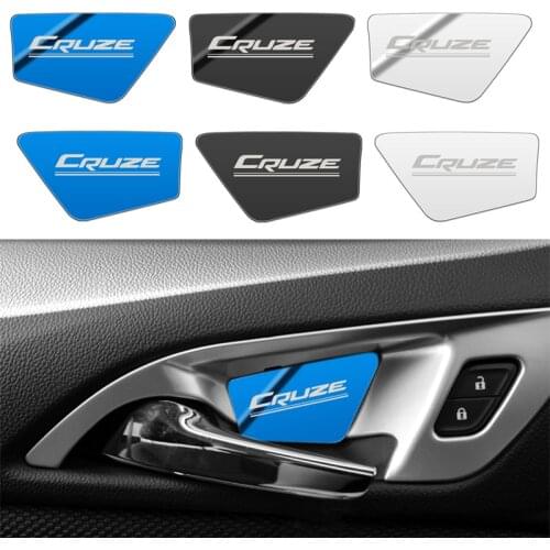 Car Interior Door Handle Bowl Cover Trim Car Stickers For Chevrolet Cruze 2015-2019 accessories