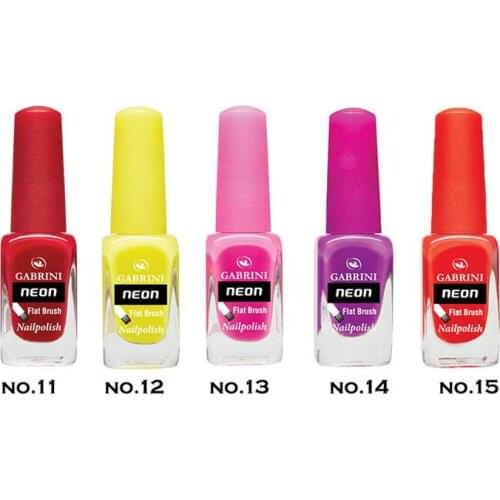 GABRINI Neon Oje Seti 5'li Seti 3- Canlı Renkler