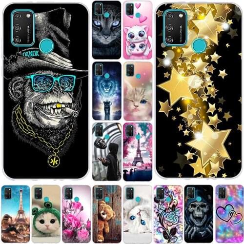 Case For Huawei Honor 9A Case Silicone Soft TPU Cover Funda For Honor 9A 9 A Honor9a Cover Phone Cases Cool Anime Cat Dog Bumper