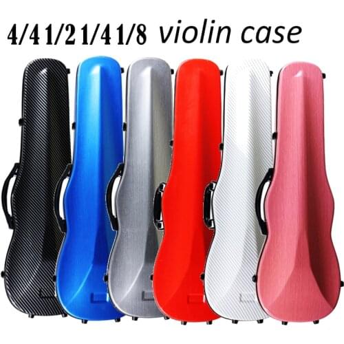 Violin Case 1/8 1/4 1/2 Carbon Fiber Double Shoulder Lightweight Violin box