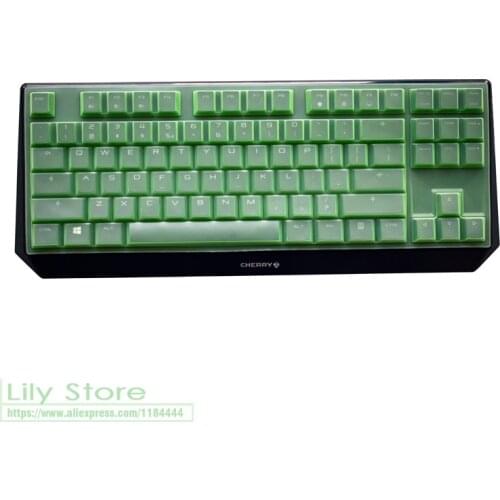 For Cherry Mx Board 1.0 Tkl G80-3810 G80-3811 Silicone Mechanical Wireless Bluetooth Desktop Pc Keyboard Cover Protector Skin