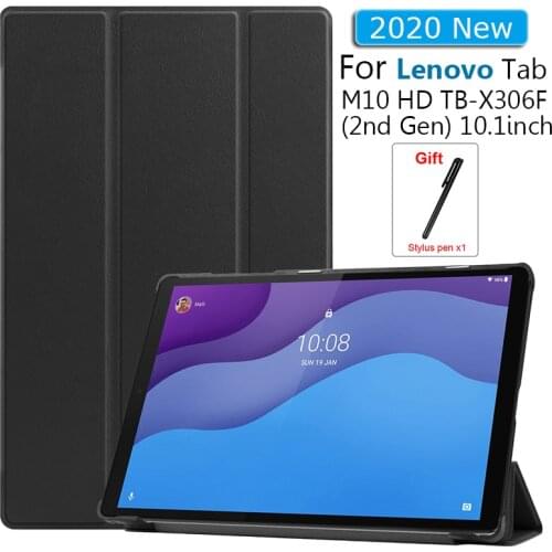 New 2020 Gligle Leather Case cover for Lenovo Tab M10 HD (2nd Gen) TB-X306F 10.1 inch Tablet full body protective Shell