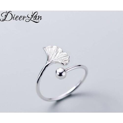 New Gothic Men Open Adjustable Size Leaf Rings for Women Wedding Ring Jewelry Valentines Day GIFT 2021