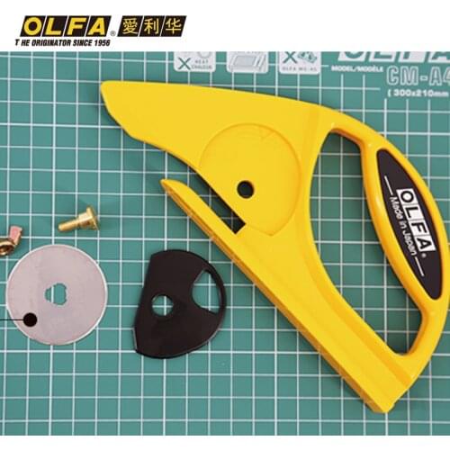 OLFA Rolled Materials Cutter with 45mm Rotary Blade (45-C)
