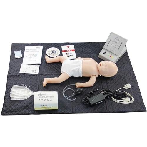 CPR160 CPR Simulator Medical First Aid Training infant airway obstruction and CPR model with controller and display