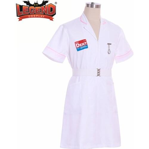 Dark Knight Joker Nurse Dress Uniform Halloween Nurses Outfit Costumes Custom Made