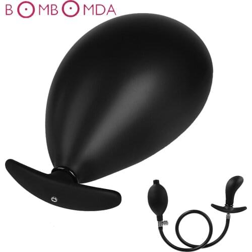 Going Out Wear Inflatable Anal Plug Butt Dilator G-Spot Stimulator Masturbator Prostate Massager Open Anal Sex Toy for Women Men