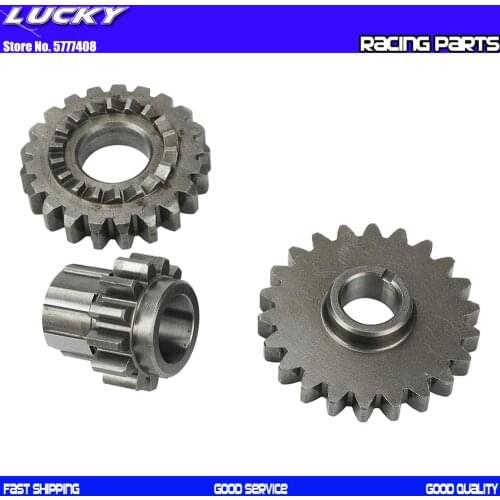 YX Motorcycle Start Gear Bridge Gear Driven Gear Kit For YX140 YinXiang 140cc 1P56FMJ Horizontal Engine Dirt Pit Bike Parts