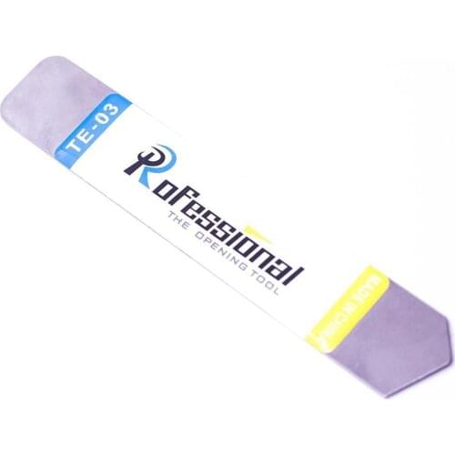 1pcs Metal Flat Spudger Soft Blade Pry Bar Open Repair Tool Kit For Mobile Phone Electronic Broken Screen Glue Removal