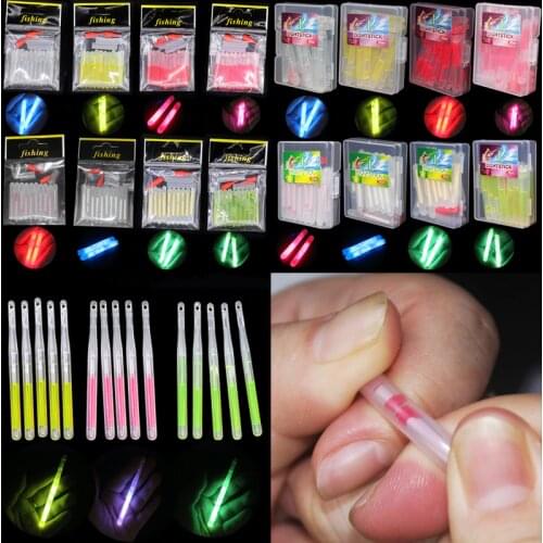 20pcs 4.0*38mm suit night luminous fishing floats buoy floating accessory Fluorescent Lightstick fishing Accessories party carp