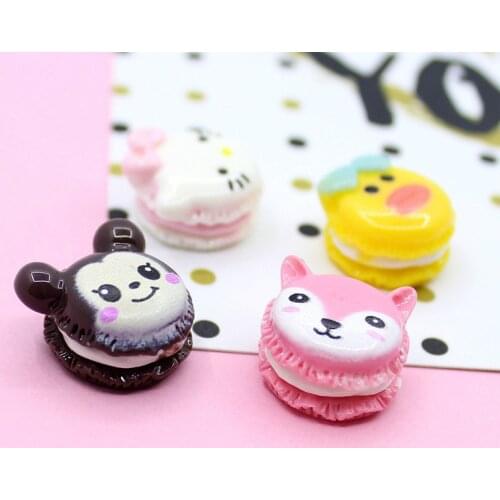 5Pcs/Lot Slime Charms Sweet Cake Polymer Slime Filling Toy For Kids Charms Modeling Clay DIY Accessory