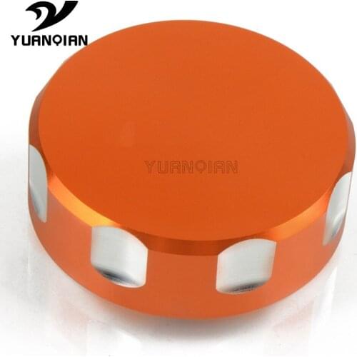 Motorcycle Accessories Aluminum Rear Fluid Reservoir cover Cap Motorbike Engine Oil Filter Cover Cap For RC 200 all year
