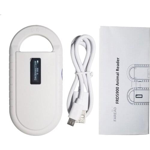 Free shipping ISO11784/5 FDX-B Animal pet ID reader USB RFID handheld microchip scanner for dog,cats,horse